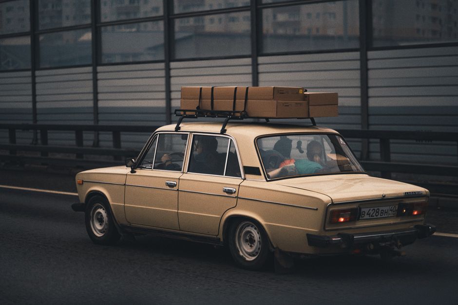 Torba na krovu automobila za putovanja